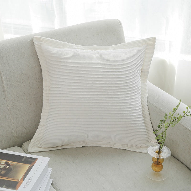 Textured Corduroy Throw Pillow