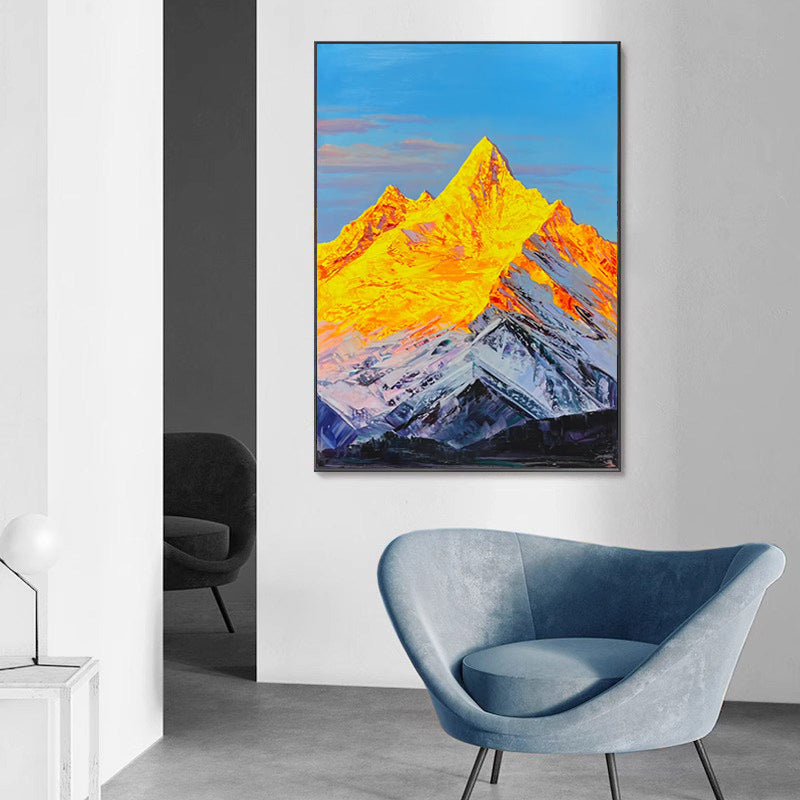 Stunning Mountain Peak Landscape Canvas Print Homeandso
