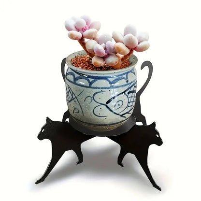 Cat-Themed Decorative Coaster Stand Homeandso