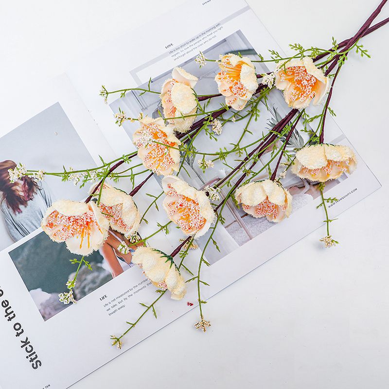 Elegant Decorative Faux Floral Stem