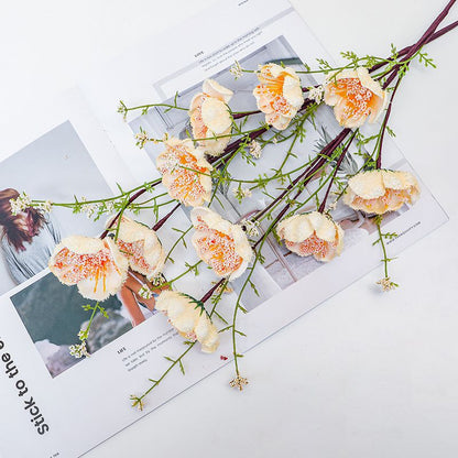 Elegant Decorative Faux Floral Stem