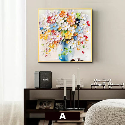 Floral 3D Textured Canvas Wall Art Homeandso