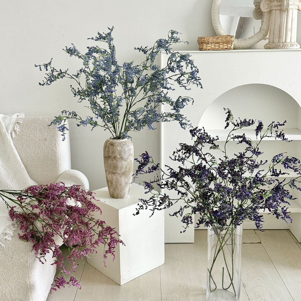 Lush Artificial Floral Stem Arrangement