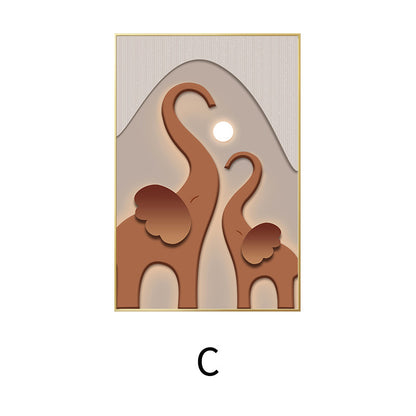 Artistic Elephant Framed Wall Art Homeandso