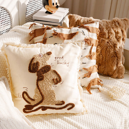 Decorative Floral Pattern Pillow