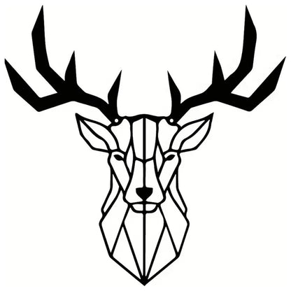 Geometric Deer Wall Art Homeandso