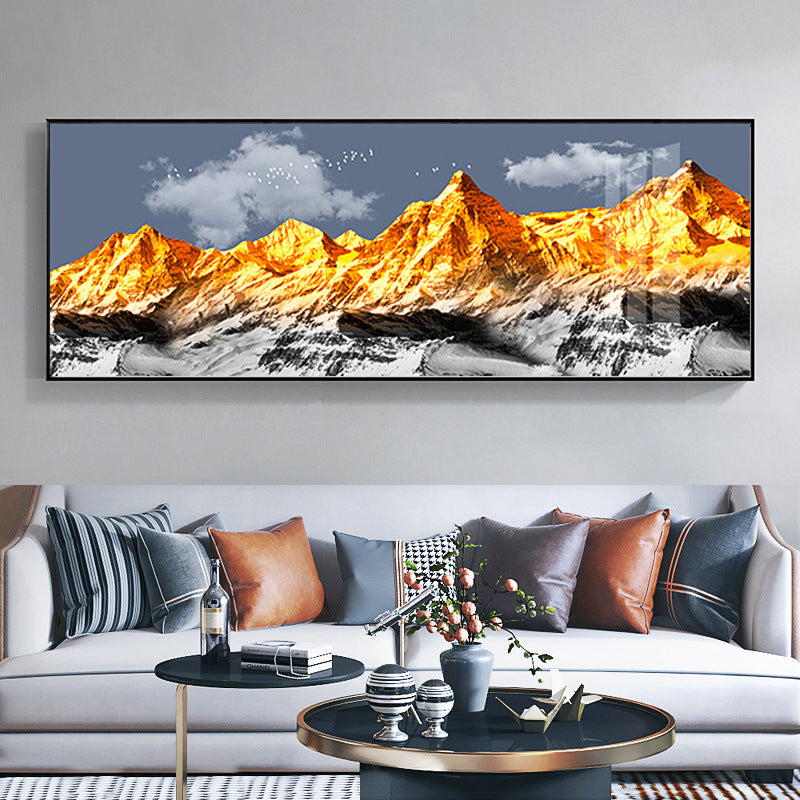 Framed Mountain Landscape Artwork Homeandso
