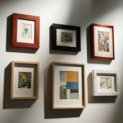 Framed Multi-Panel Abstract Art