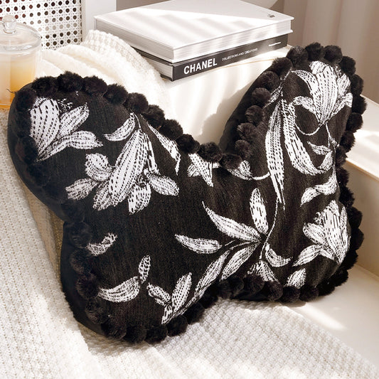 Artistic Butterfly Shaped Throw Pillow