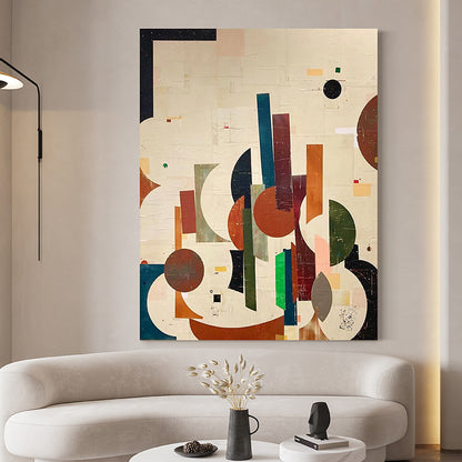 Geometric Abstract Canvas Art Homeandso