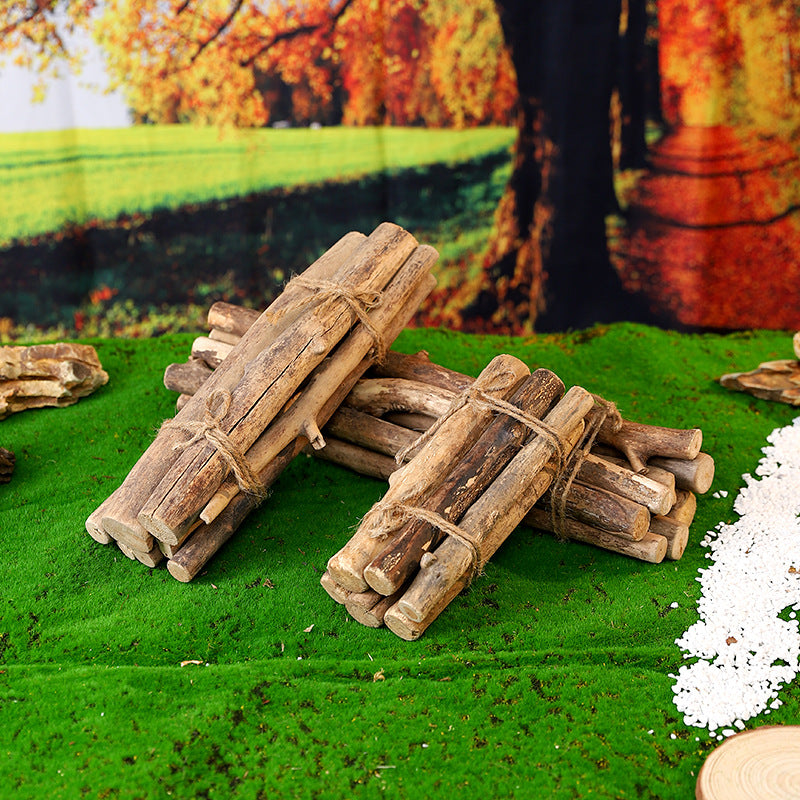 Rustic Decorative Natural Wood Bundle Homeandso