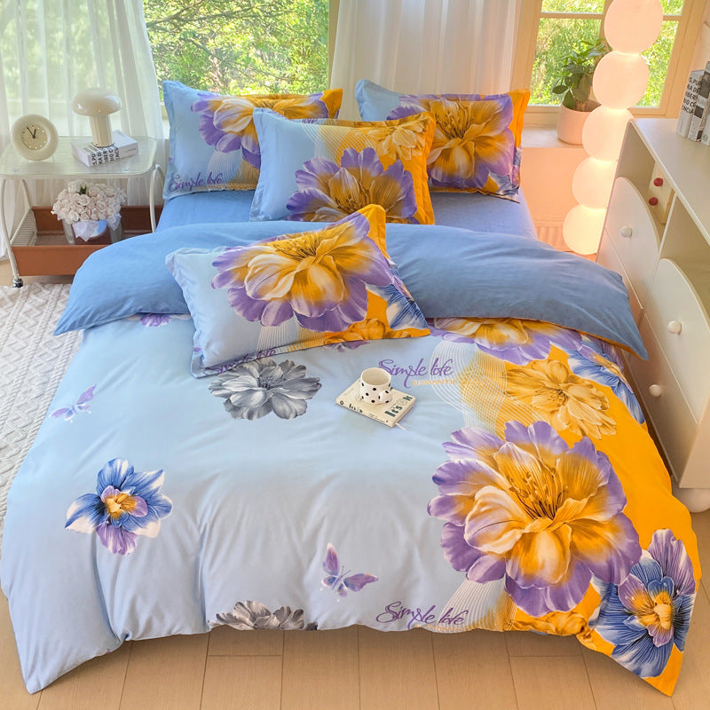 Decorative Tropical Themed Bedding Ensemble Homeandso