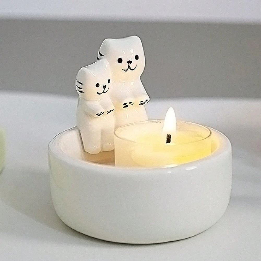 Decorative Ceramic Cat Planter Homeandso
