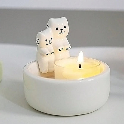Decorative Ceramic Cat Planter Homeandso