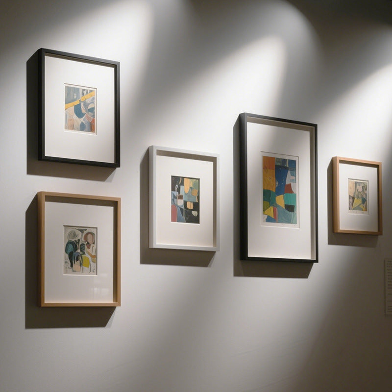 Framed Multi-Panel Abstract Art
