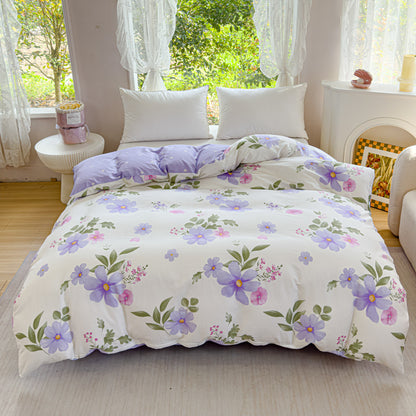 Playful Heart Pattern Duvet Cover Set Homeandso