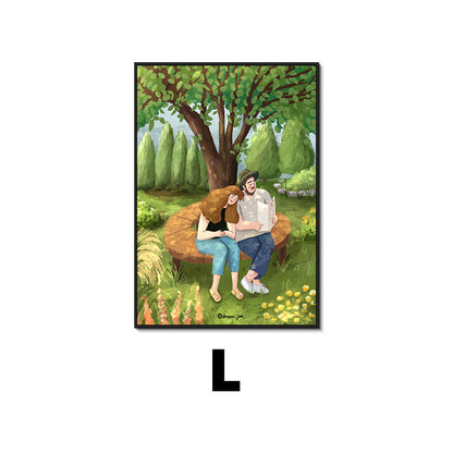Decorative Illustrative Canvas Art Homeandso