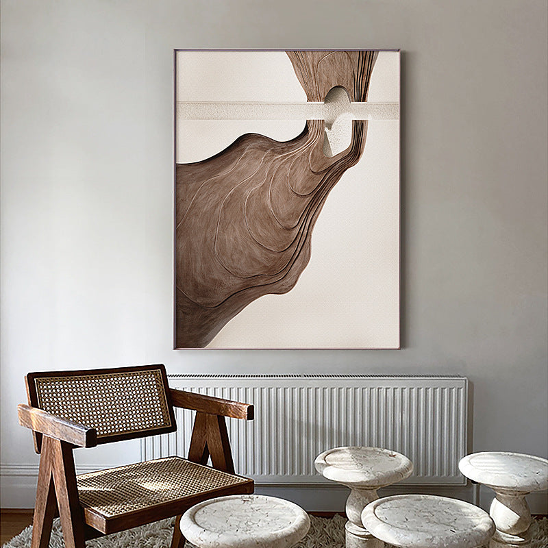 Abstract Flowing Landscape Framed Art Print Homeandso