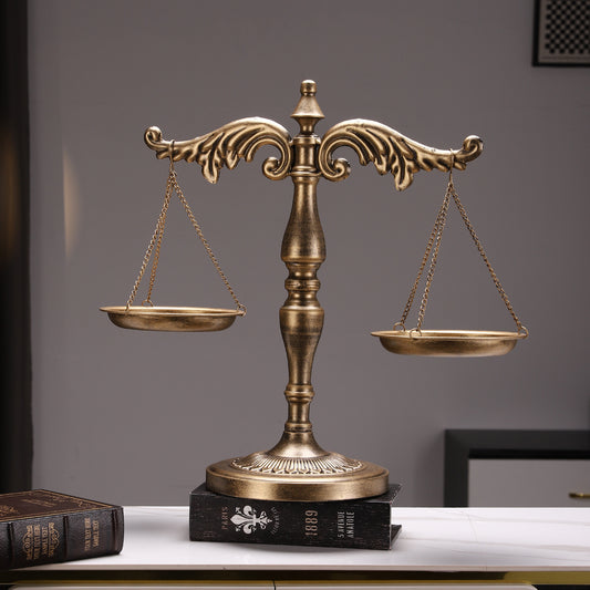 Vintage-Inspired Decorative Balance Scale Homeandso