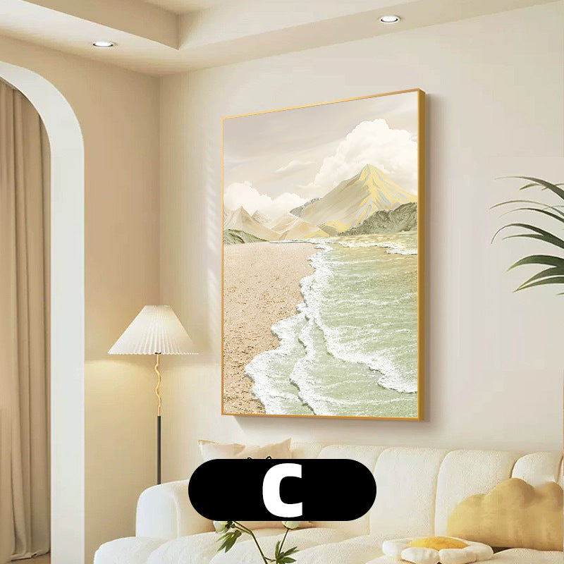 Abstract Scenic Coastal Landscape Art Print Homeandso