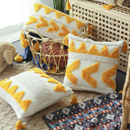 Artistic Textured Accent Pillow