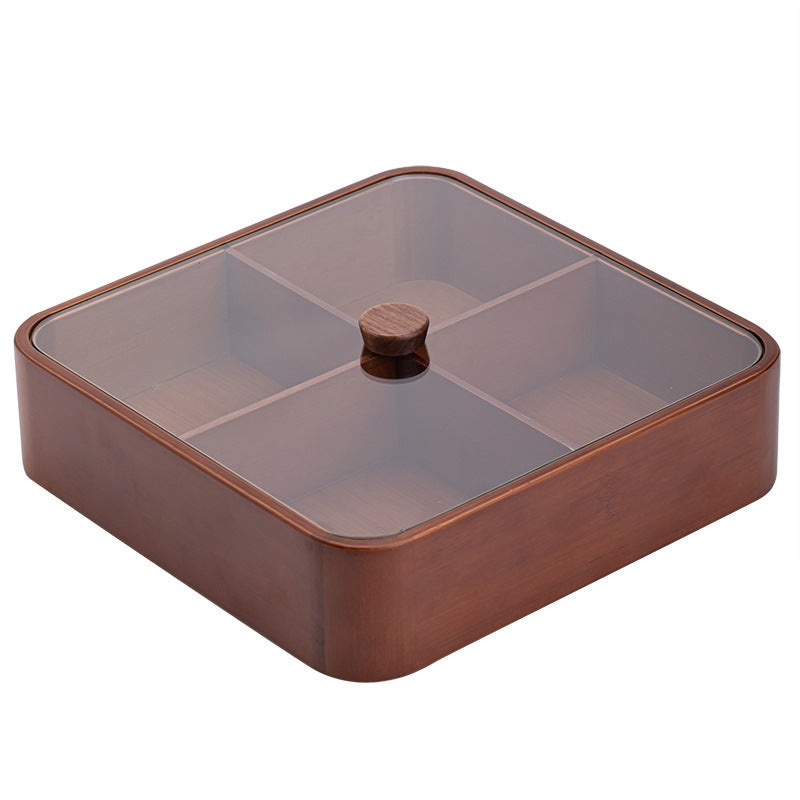 Glass-Topped Modular Storage Tray Homeandso