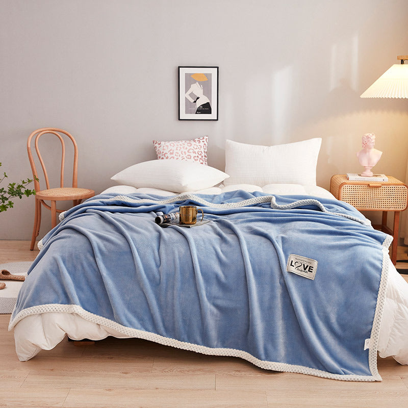 Oversized Velvet Throw Blanket