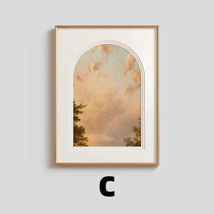 Aesthetic Framed Landscape Art Print Homeandso