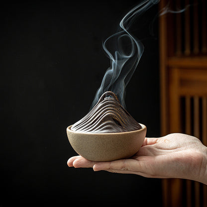 Mountain-Inspired Decorative Incense Holder Homeandso