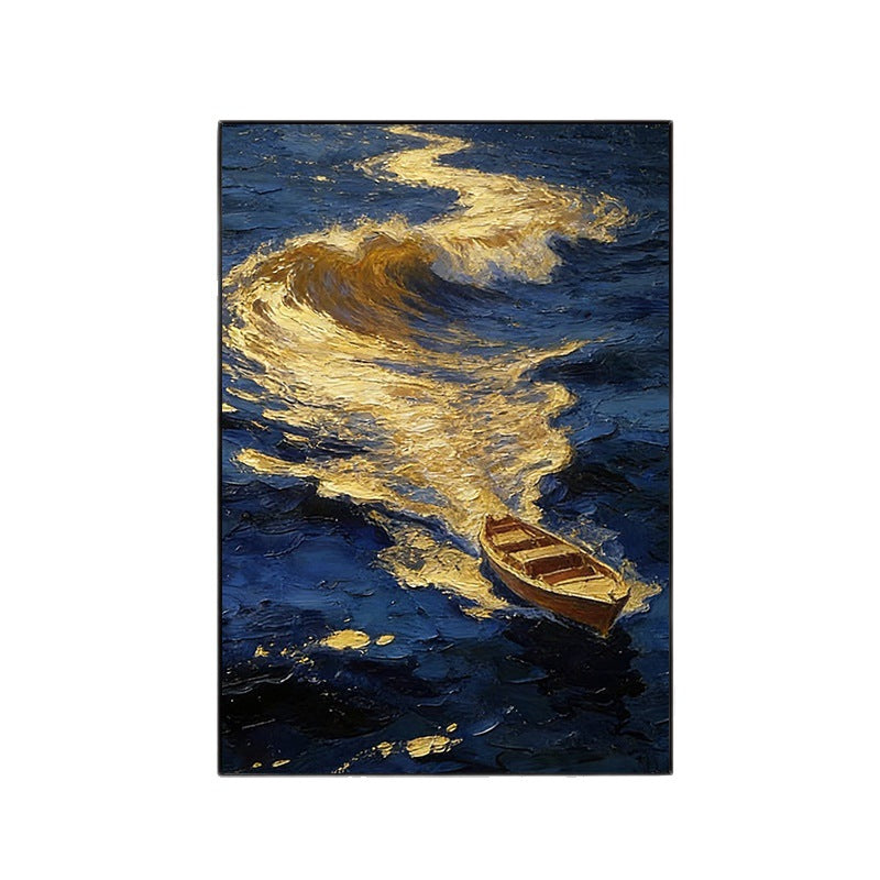 Impressionist Ocean Wave Canvas Art Homeandso