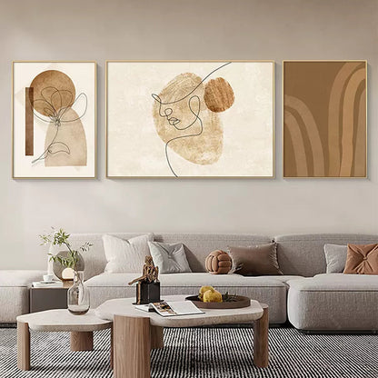 Abstract Line Art Trio Set Homeandso