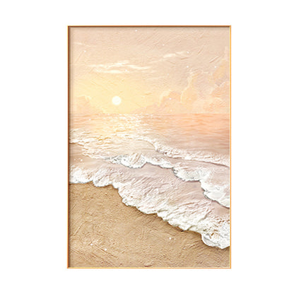Framed Coastal Beach Landscape Wall Art Homeandso