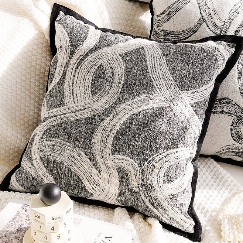 Artistic Patterned Throw Pillow