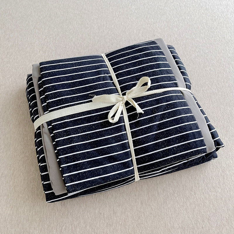 Premium Striped Bedding Set