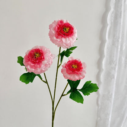 Realistic Peony Flower Stem for Floral Decor