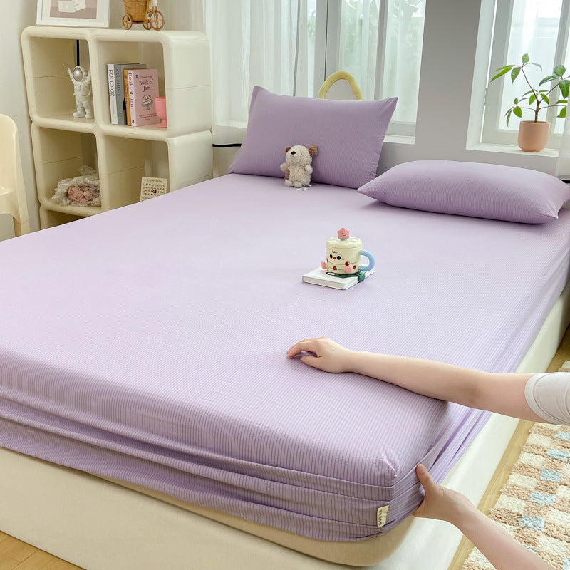 Stretchy Ribbed Mattress Protector
