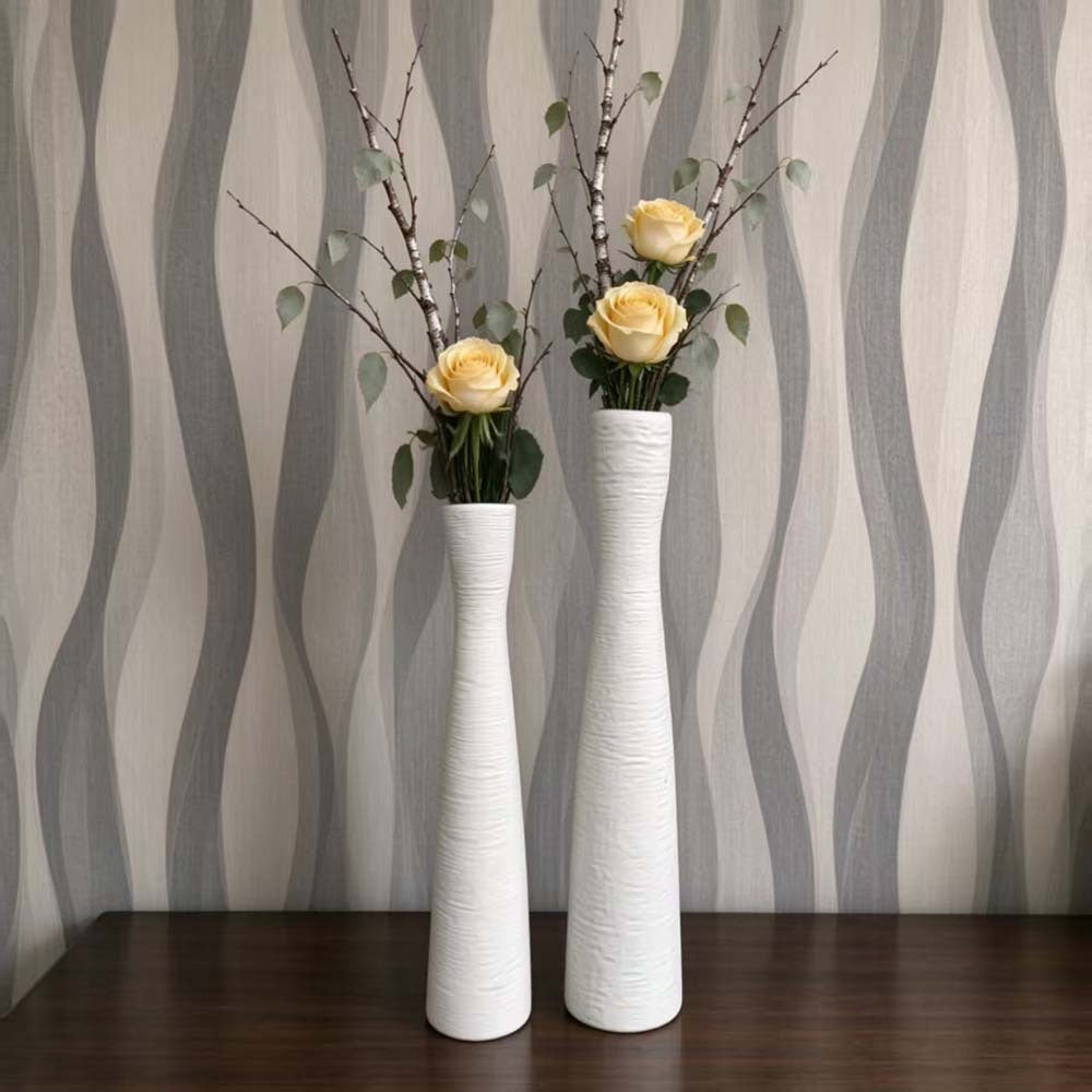 Modern Textured Ceramic Flower Vase