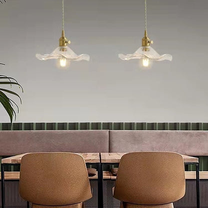 Vintage Glass Ceiling Pendant Light