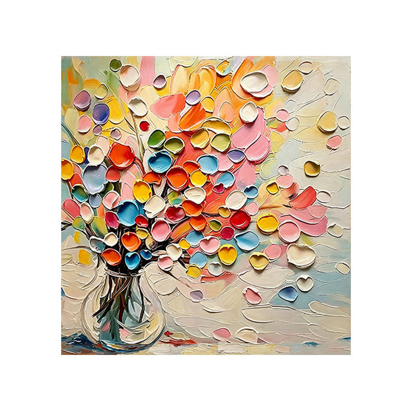 Impressionistic Floral Canvas Art Homeandso