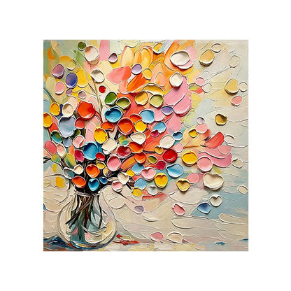 Impressionistic Floral Canvas Art Homeandso