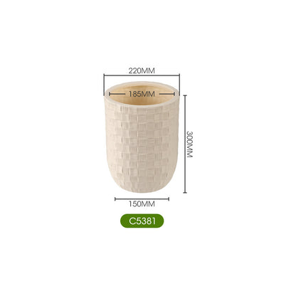 Textured Woven Ceramic Planter Homeandso