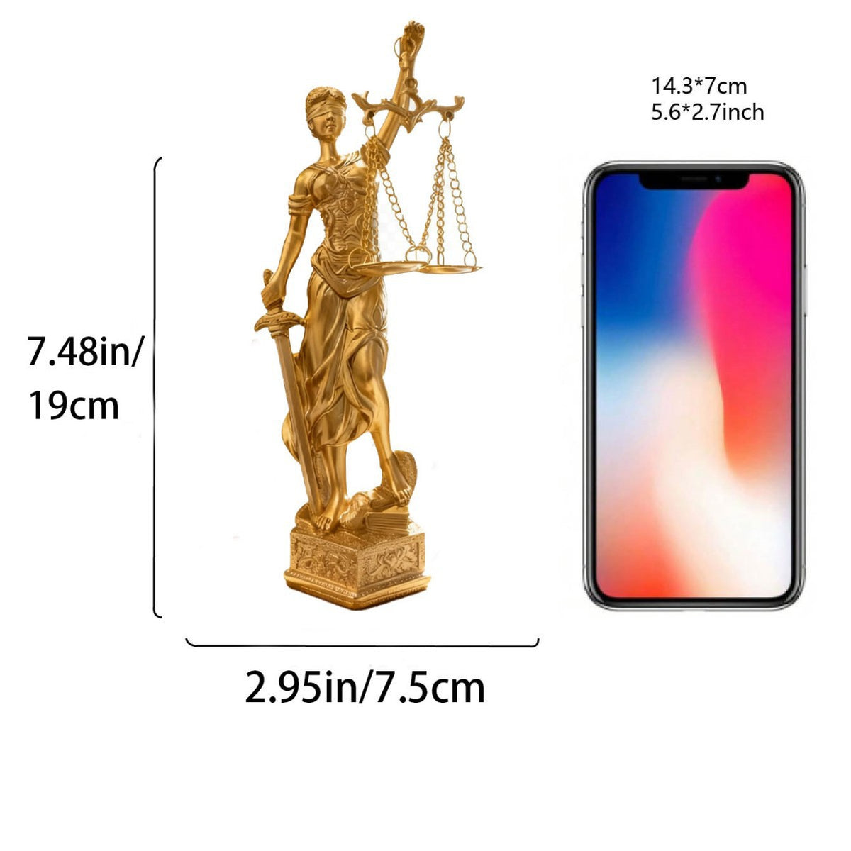 Justice Lady Figurine Homeandso