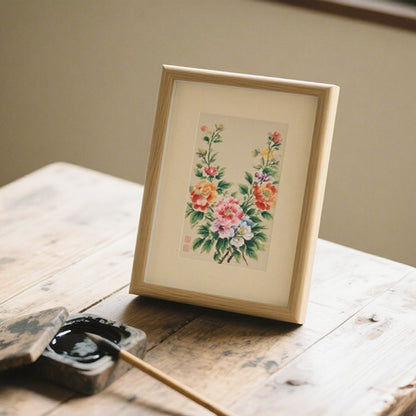 Decorative Floral Artwork Frame