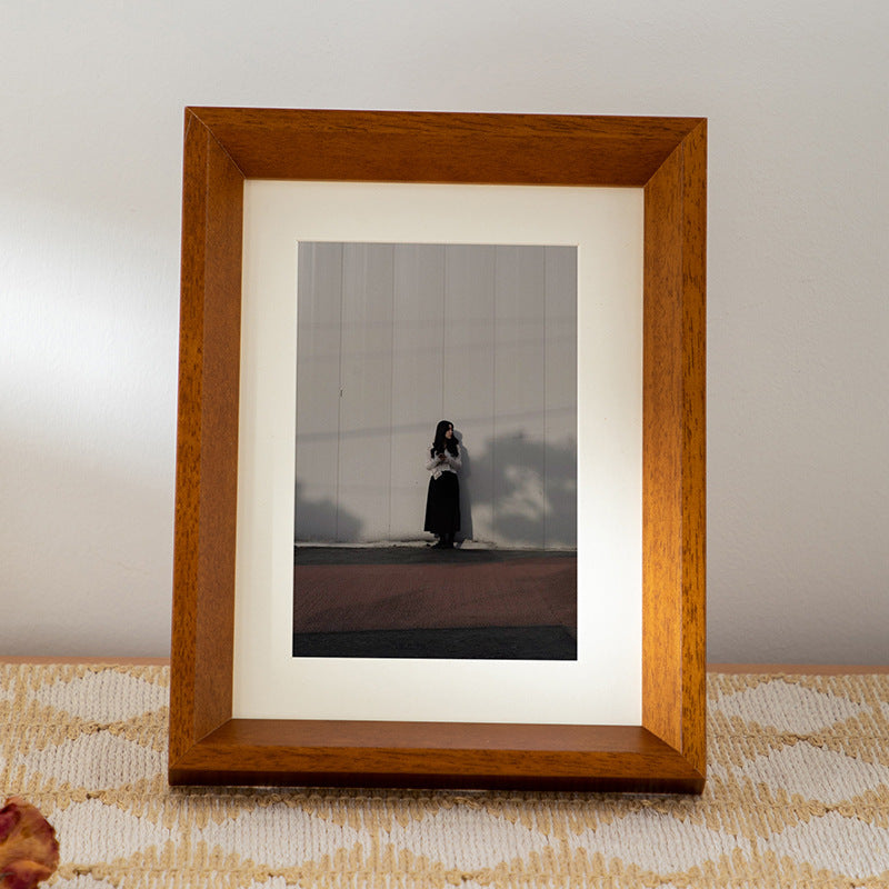 Eleganter Holzfoto-Rahmen