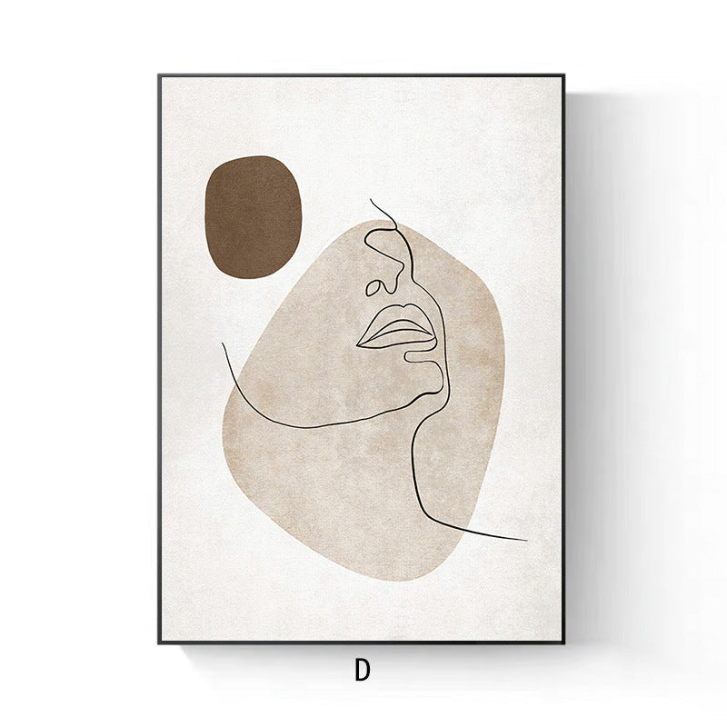 Elegant Line Drawing Floral Wall Art Homeandso