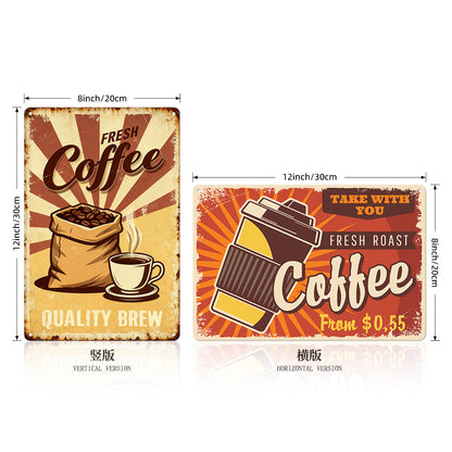 Vintage-Inspired Metal Sign Homeandso