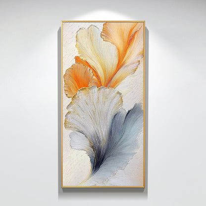 Embossed Floral Canvas Wall Art Homeandso