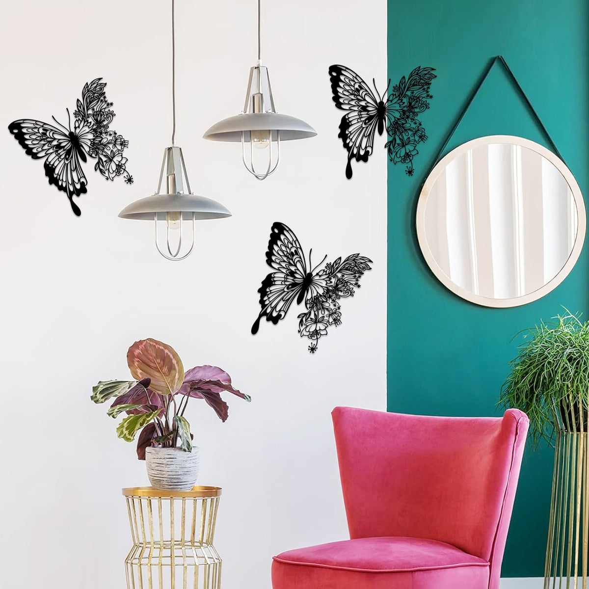 Decorative Butterfly Wall Art Homeandso
