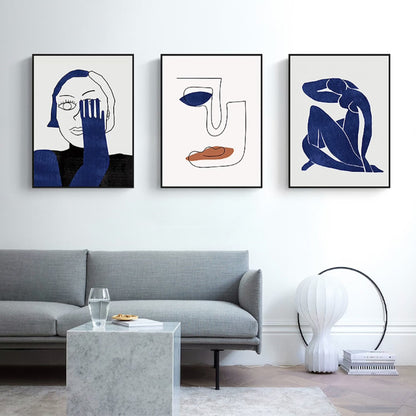 Abstract Line Art Canvas Print Homeandso 1790072945