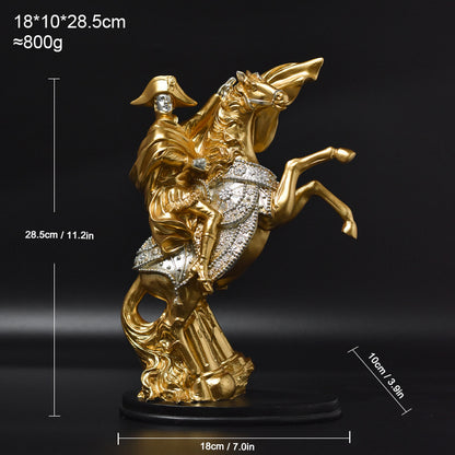 Decorative Equestrian Sculpture Homeandso